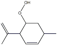 p-Mentha-2,8-dien-5-yl hydroperoxide Struktur