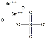 Disamarium dioxide sulfate Struktur