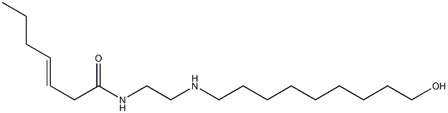 N-[2-[(9-Hydroxynonyl)amino]ethyl]-3-heptenamide Struktur