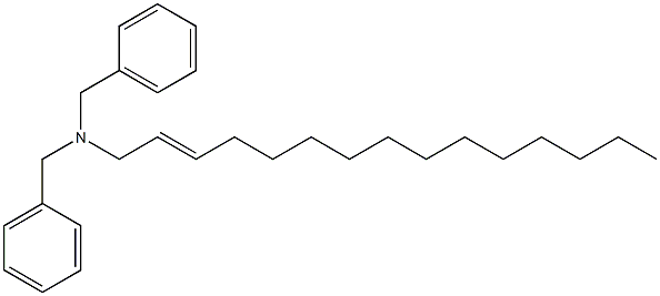 (2-Pentadecenyl)dibenzylamine Struktur