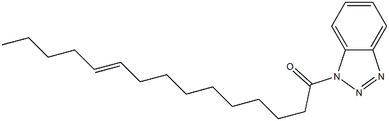 1-(10-Pentadecenoyl)-1H-benzotriazole Struktur