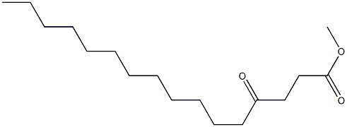 4-Oxohexadecanoic acid methyl ester Struktur