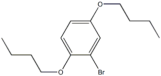 1-Bromo-2,5-dibutoxybenzene Struktur