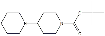 4-Piperidinopiperidine-1-carboxylic acid tert-butyl ester Struktur