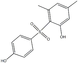 2,4'-Dihydroxy-4,6-dimethyl[sulfonylbisbenzene] Struktur