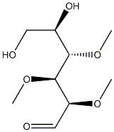 2-O,3-O,4-O-Trimethyl-D-galactose Struktur