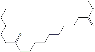 11-Oxohexadecanoic acid methyl ester Struktur