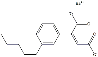 2-(3-Pentylphenyl)maleic acid barium salt Struktur