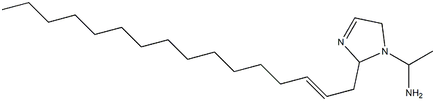 1-(1-Aminoethyl)-2-(2-hexadecenyl)-3-imidazoline Struktur