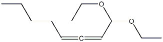 2,3-Octadienal diethyl acetal Struktur