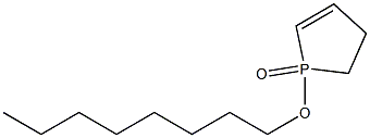 1-(Octyloxy)-4,5-dihydro-1H-phosphole 1-oxide Struktur