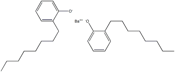 Barium bis(2-octylphenolate) Struktur