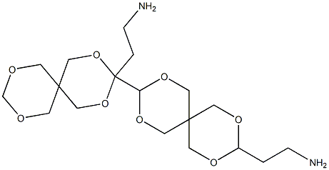 3,3'-Bis(2-aminoethyl)-3,9'-bi[2,4,8,10-tetraoxaspiro[5.5]undecane] Struktur