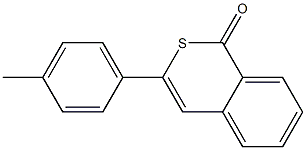 3-(4-Methylphenyl)-1H-2-benzothiopyran-1-one Struktur