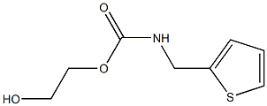 N-(2-Thenyl)carbamic acid 2-hydroxyethyl ester Struktur