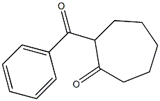 2-Benzoylcycloheptanone Struktur