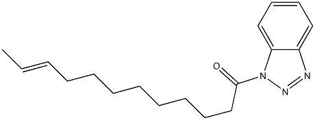 1-(10-Dodecenoyl)-1H-benzotriazole Struktur