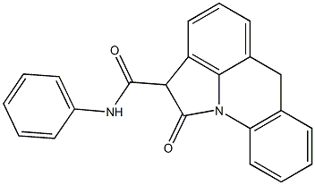 N-Phenyl-1,2-dihydro-1-oxo-6H-pyrrolo[3,2,1-de]acridine-2-carboxamide Struktur