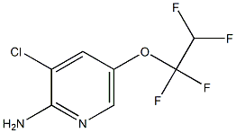 2-Amino-3-chloro-5-(1,1,2,2-tetrafluoroethoxy)pyridine Struktur