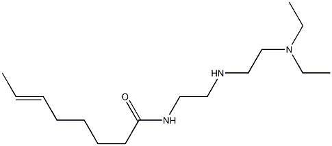 N-[2-[2-(Diethylamino)ethylamino]ethyl]-6-octenamide Struktur