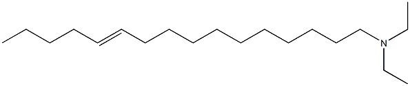 N,N-Diethyl-11-hexadecen-1-amine Struktur