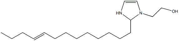 2-(9-Tridecenyl)-4-imidazoline-1-ethanol Struktur