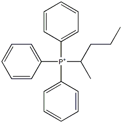 (1-Methylbutyl)triphenylphosphonium Struktur