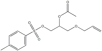 3-(2-Propenyloxy)propane-1,2-diol 2-acetate 1-(4-methylbenzenesulfonate) Struktur