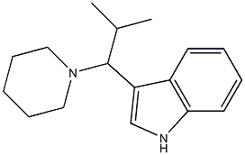 3-(2-Propylpiperidinomethyl)-1H-indole Struktur