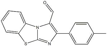 2-(4-Methylphenyl)imidazo[2,1-b]benzothiazole-3-carbaldehyde Struktur