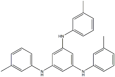 1,3,5-Tris(m-methylanilino)benzene Struktur