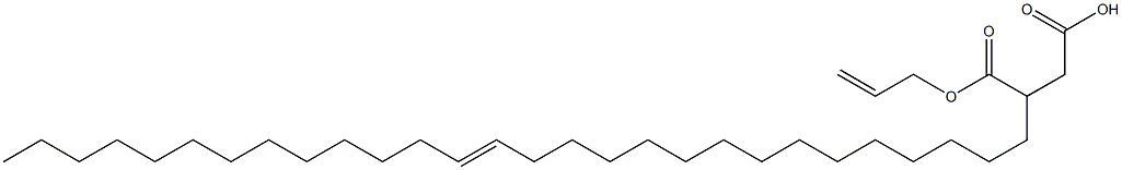 3-(15-Octacosenyl)succinic acid 1-hydrogen 4-allyl ester Struktur