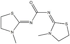 1,3-Bis(3-methylthiazolidin-2-ylidene)urea Struktur