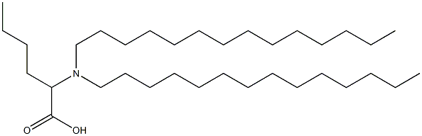 2-(Ditetradecylamino)hexanoic acid Struktur