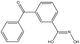 3-Benzoylbenzohydroximic acid Struktur