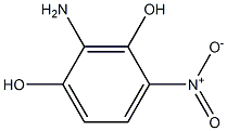 2-Amino-4-nitroresorcinol Struktur