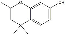 2,4,4-Trimethyl-4H-1-benzopyran-7-ol Struktur