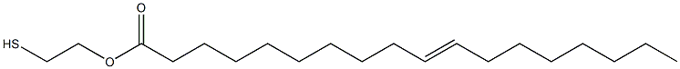 10-Octadecenoic acid 2-mercaptoethyl ester Struktur