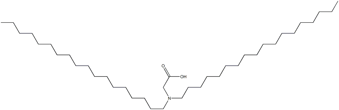 N,N-Dioctadecylglycine Struktur