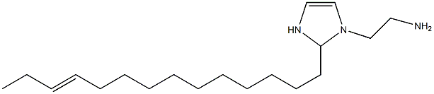 1-(2-Aminoethyl)-2-(11-tetradecenyl)-4-imidazoline Struktur