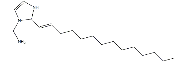 1-(1-Aminoethyl)-2-(1-tetradecenyl)-4-imidazoline Struktur