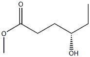 (S)-4-Hydroxyhexanoic acid methyl ester Struktur