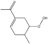 p-Mentha-3,8-dien-6-yl hydroperoxide Struktur