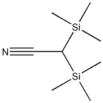 Bis(trimethylsilyl)acetonitrile Struktur