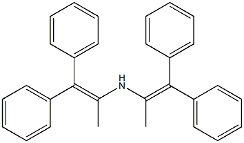 Bis(1-methyl-2,2-diphenylethenyl)amine Struktur