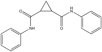 N,N'-Diphenylcyclopropane-1,2-dicarboxamide Struktur