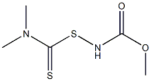 N-[(Dimethylthiocarbamoyl)thio]carbamic acid methyl ester Struktur