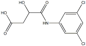 3-Hydroxy-4-(3,5-dichlorophenylamino)-4-oxobutyric acid Struktur