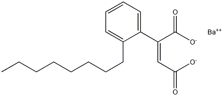 2-(2-Octylphenyl)maleic acid barium salt Struktur