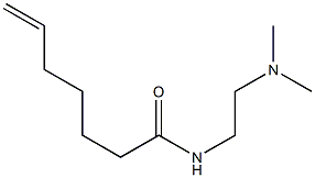 N-[2-(Dimethylamino)ethyl]-6-heptenamide Struktur